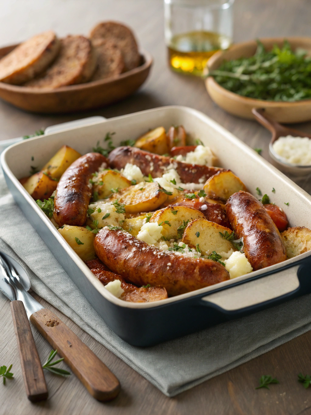 Sausage and Potato Bake Recipe