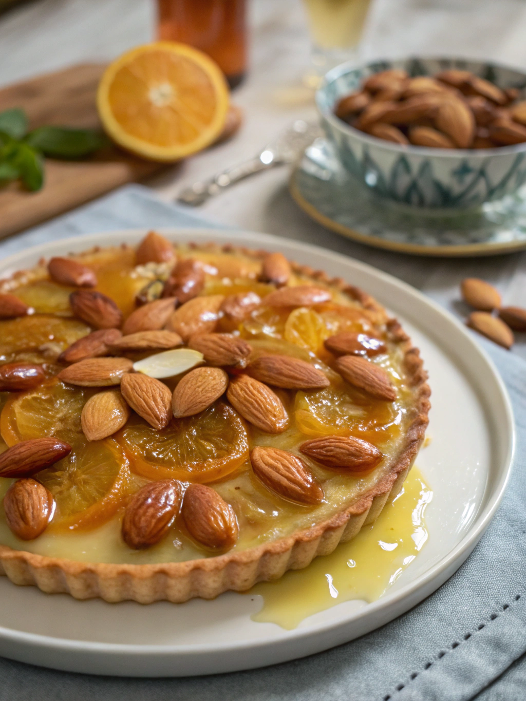 Almond with Citrus Glaze