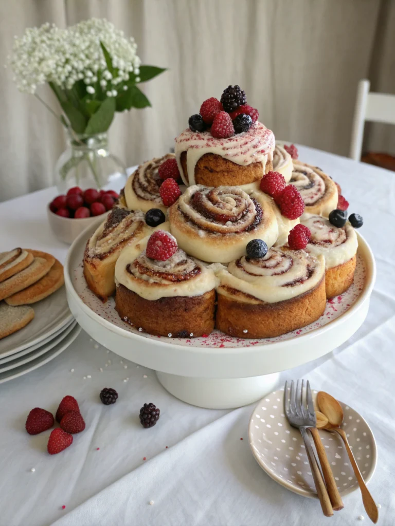 Cinnamon Roll Cake