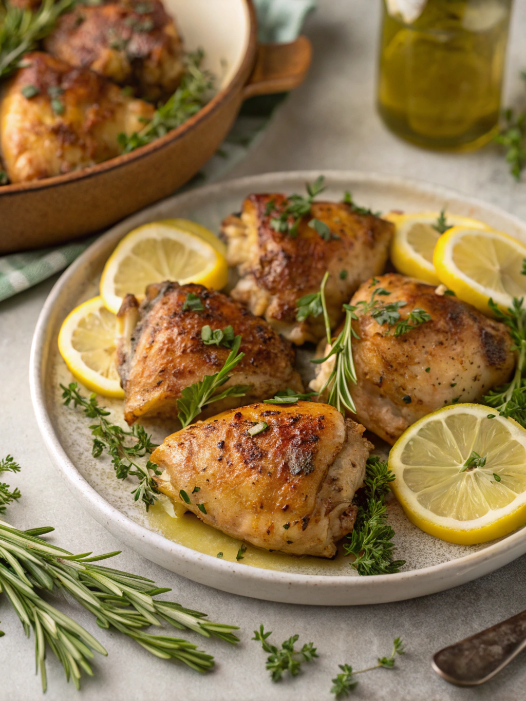Lemon Herb Chicken Thighs