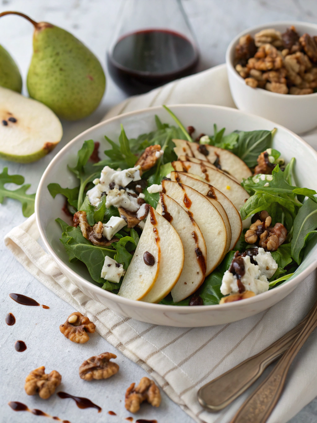 Pear and Gorgonzola Salad