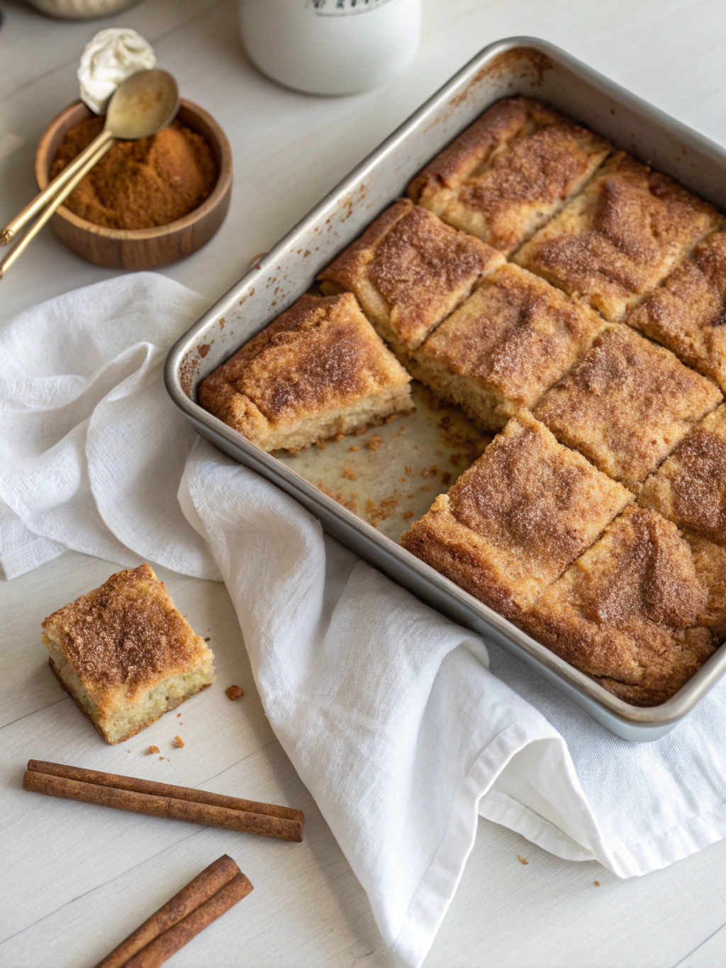 Snickerdoodle Blondies